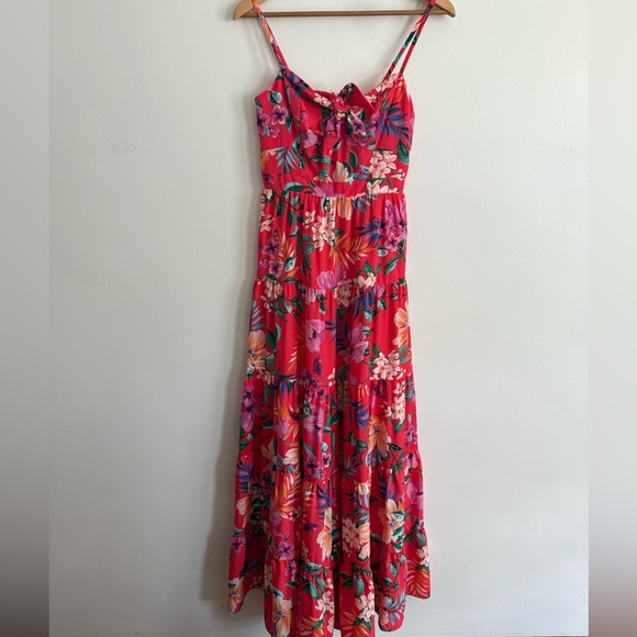 Eliza J Tiered Floral Print Maxi Dress - Picture 3 of 9